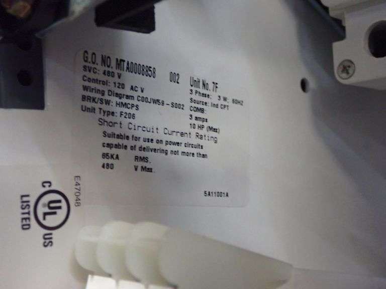 Square D Model 6 MCC Electrical